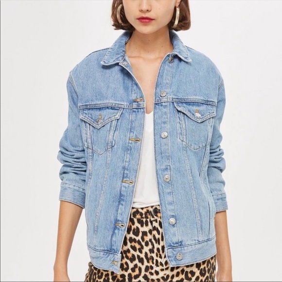 topshop blue denim jacket